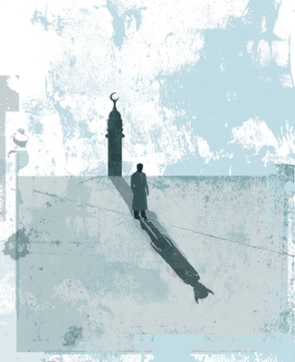 Gary Neill's cover illustration for New Humanist, July/August 2011