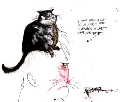 I once knew a cat, by Ralph Steadman
