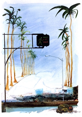 LA by Ralph Steadman