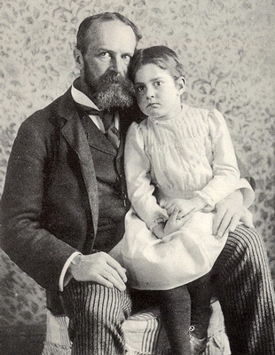 William James and his daughter