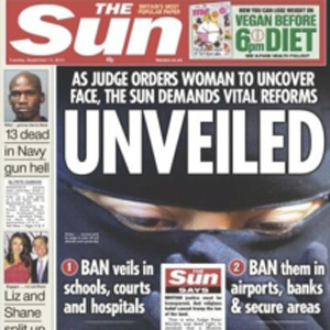 The Sun on the veil debate