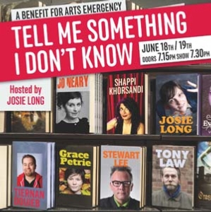 'Tell me something I don't know' poster