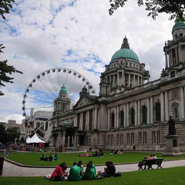 Belfast City Hall and Big Wheel