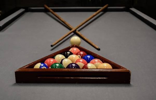 A billiards table