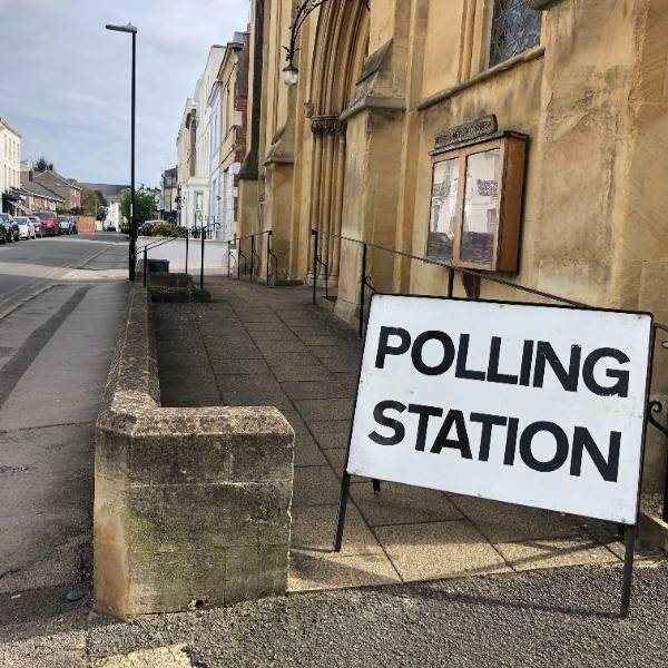 A polling station