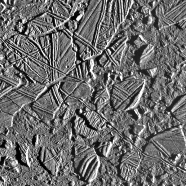 Ice rafts on Europa