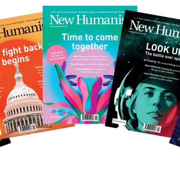 Selected covers of New Humanist