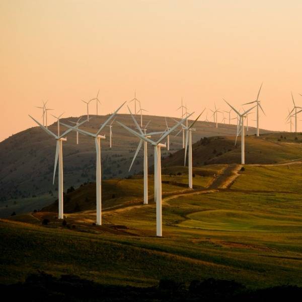 A windfarm in California