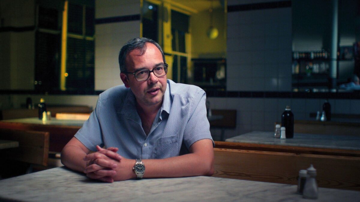 A portrait photo of Nick Lowles