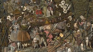 A snippet from The Fairy Feller's Master-Stroke shows a crowded field of fairies and other strange characters