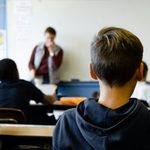 A stock photo of children in a classroom