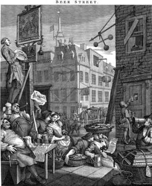 Hogarth, Beer Street, 1751