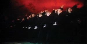 The dance of the secret policemen from Eisenstein's Ivan the Terribe Part Two (1946)