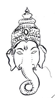 Irene Fuga's illustration for Beyond belief by Richard Norman detail: elephant