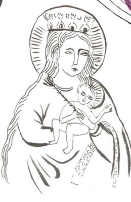 Irene Fuga's illustration for Beyond belief by Richard Norman detail Mary