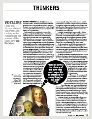 Ian Davidson's page from New Humanist, May/June 2010