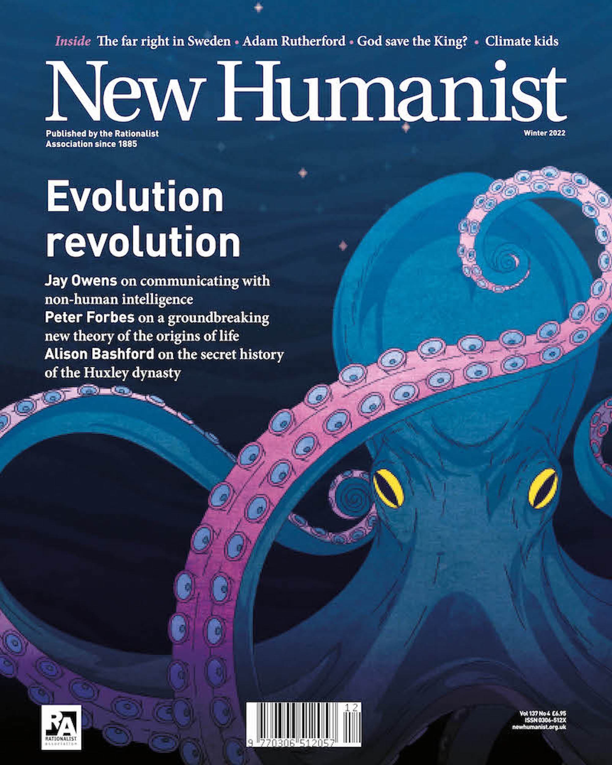 Cover of New Humanist winter 2022