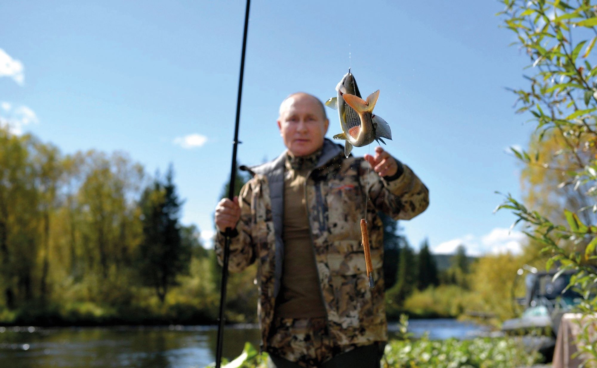 Putin fishing