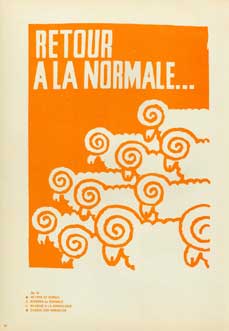 'Return to normal': poster from Paris '68