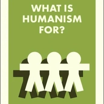 A snippet from the cover of Richard Norman's book shows three stick figures holding hands