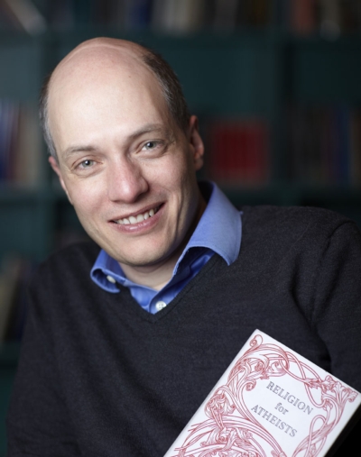 Alain de Botton and book by John Reynolds
