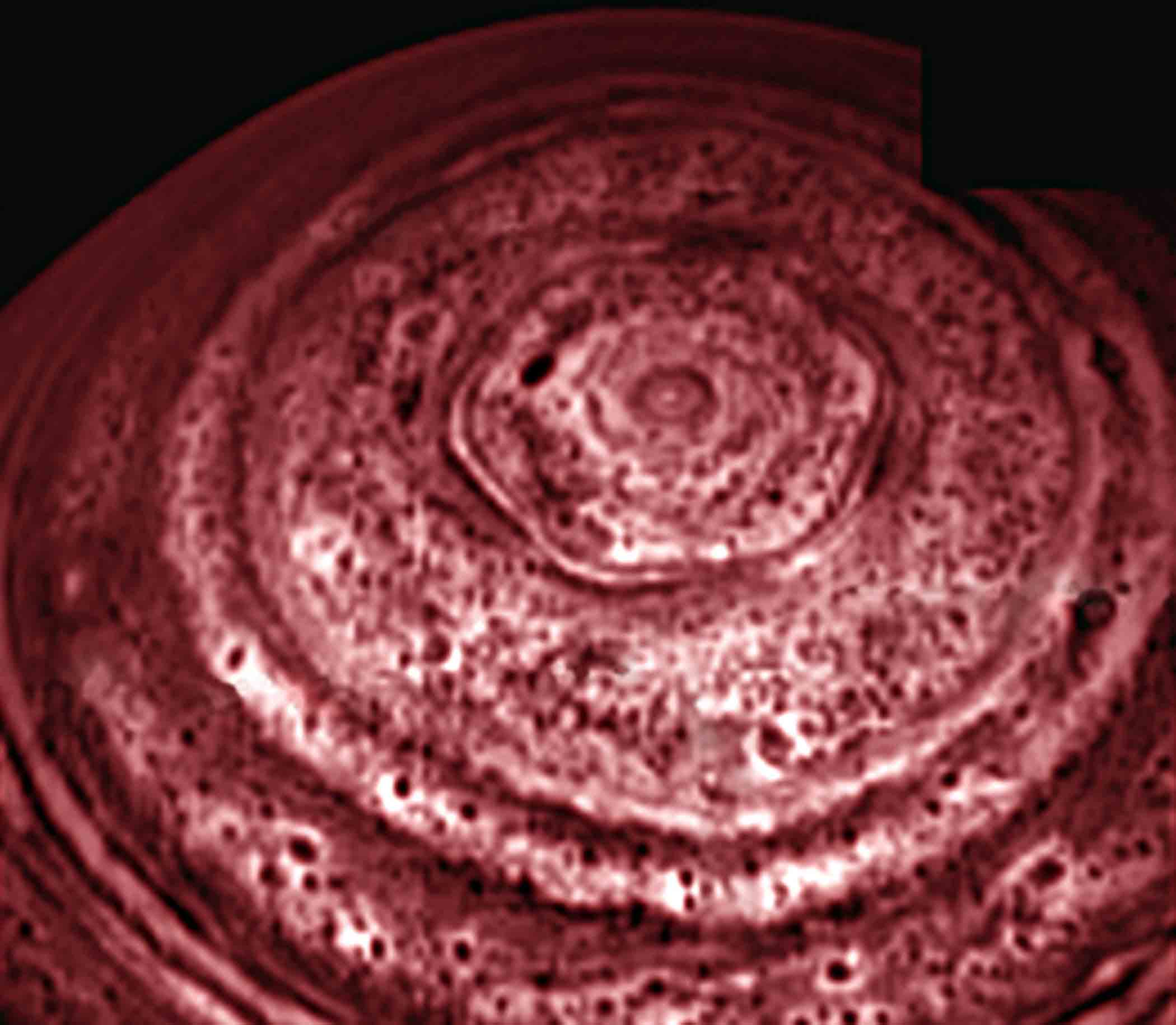 Hexagon cloud on Saturn