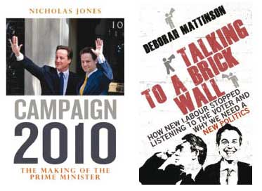 Covers of Talking to a Brick Wall and Campaign 2010