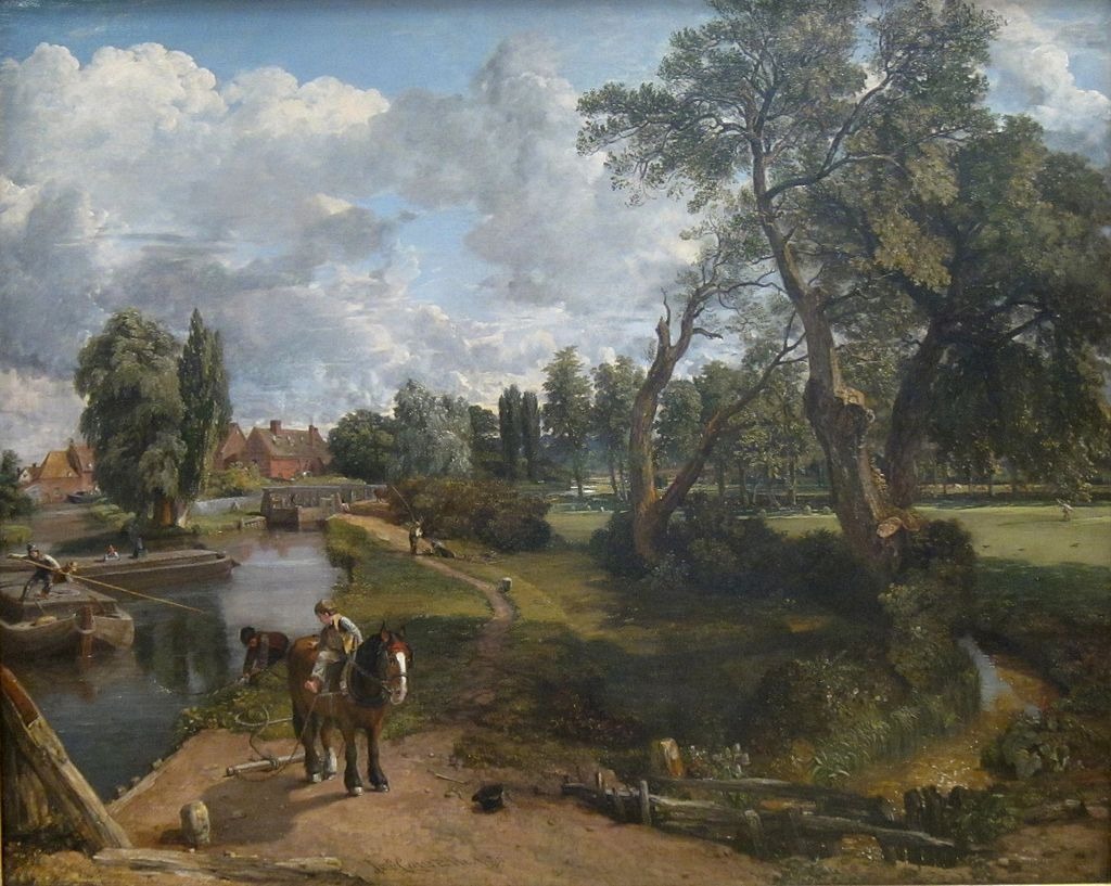 Flatford Mill by John Constable, 1816