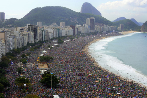 Pope Copacabana mass
