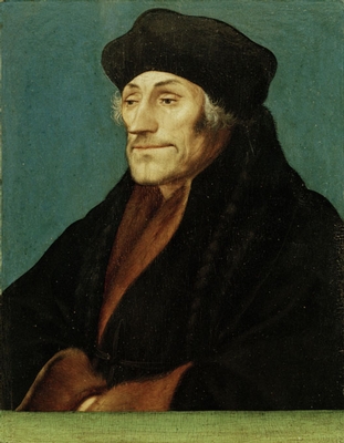 Erasmus von Rotterdam by Hans Holbein 1530