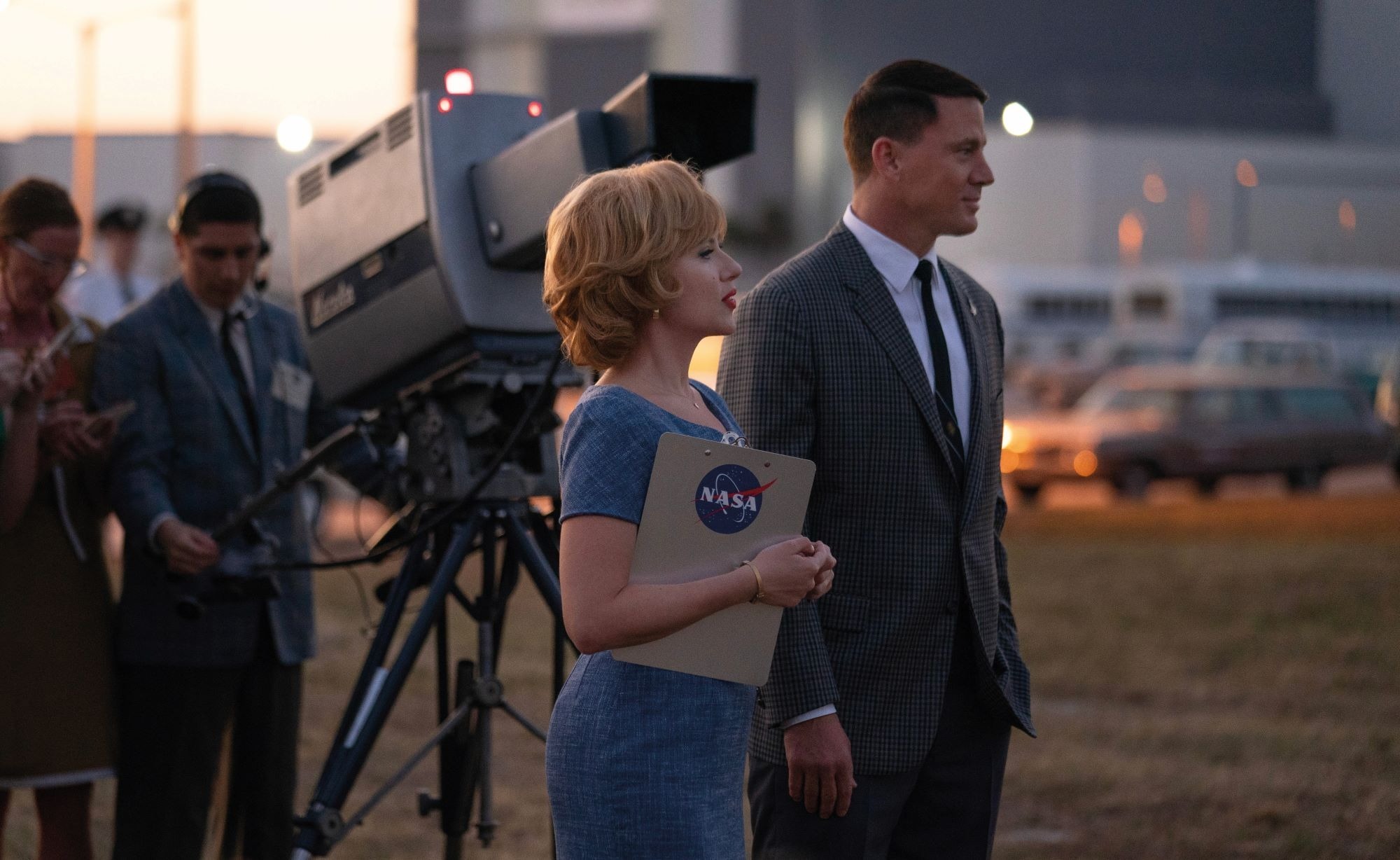 Scarlett Johansson and Channing Tatum in “Fly Me to the Moon”
