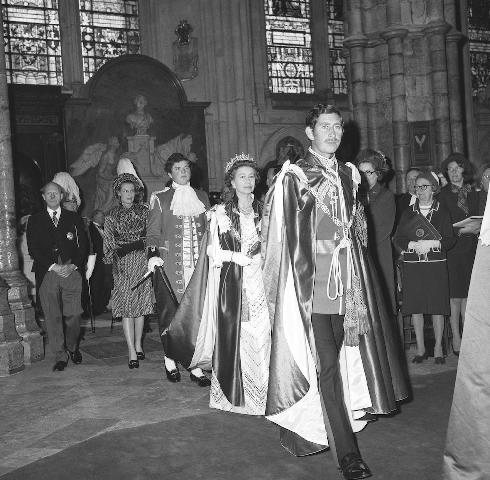 Prince Charles with the Queen