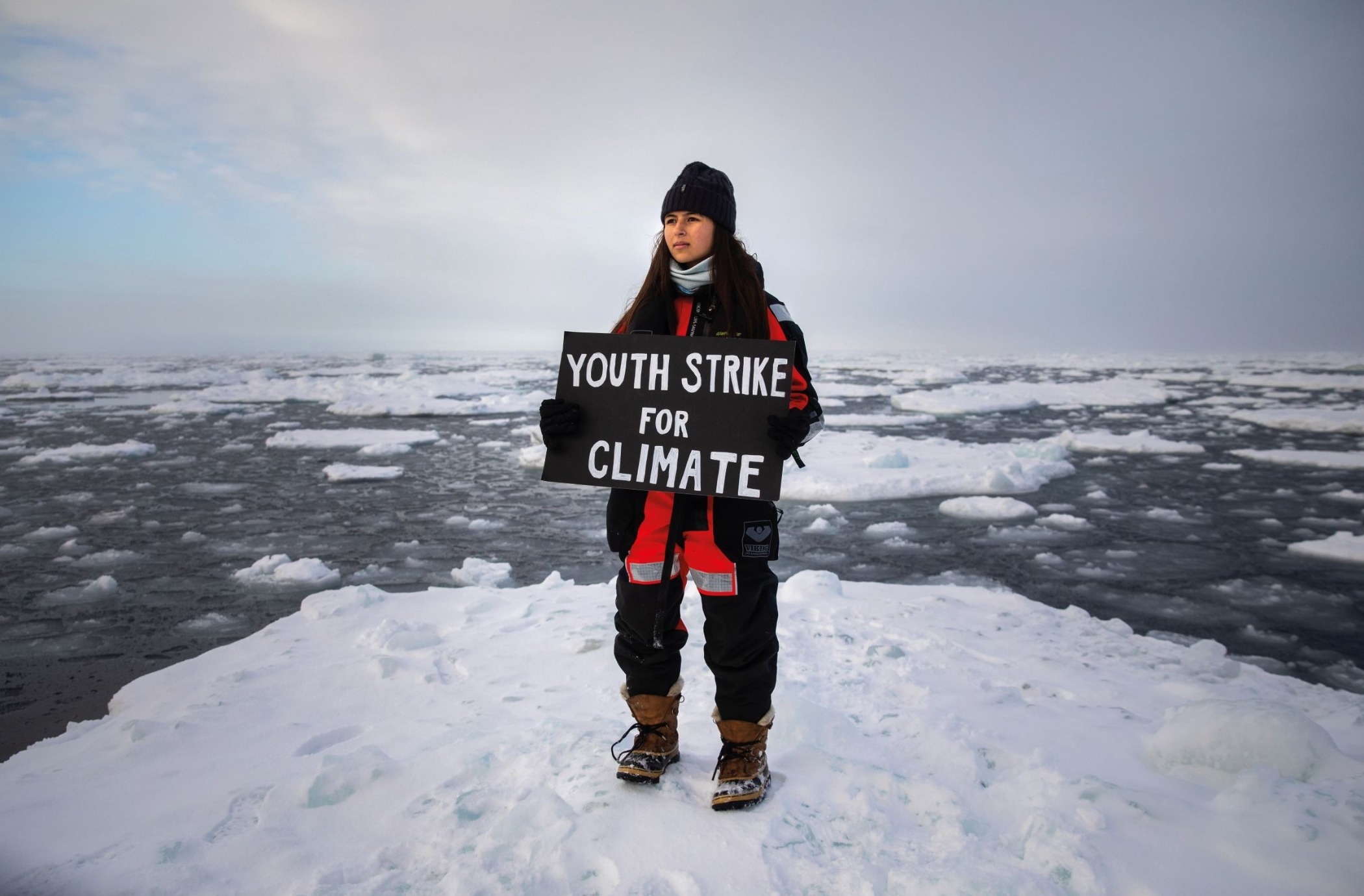 18-year-old activist Mya-Rose Craig undertakes the most northerly ever climate strike, in the Arctic