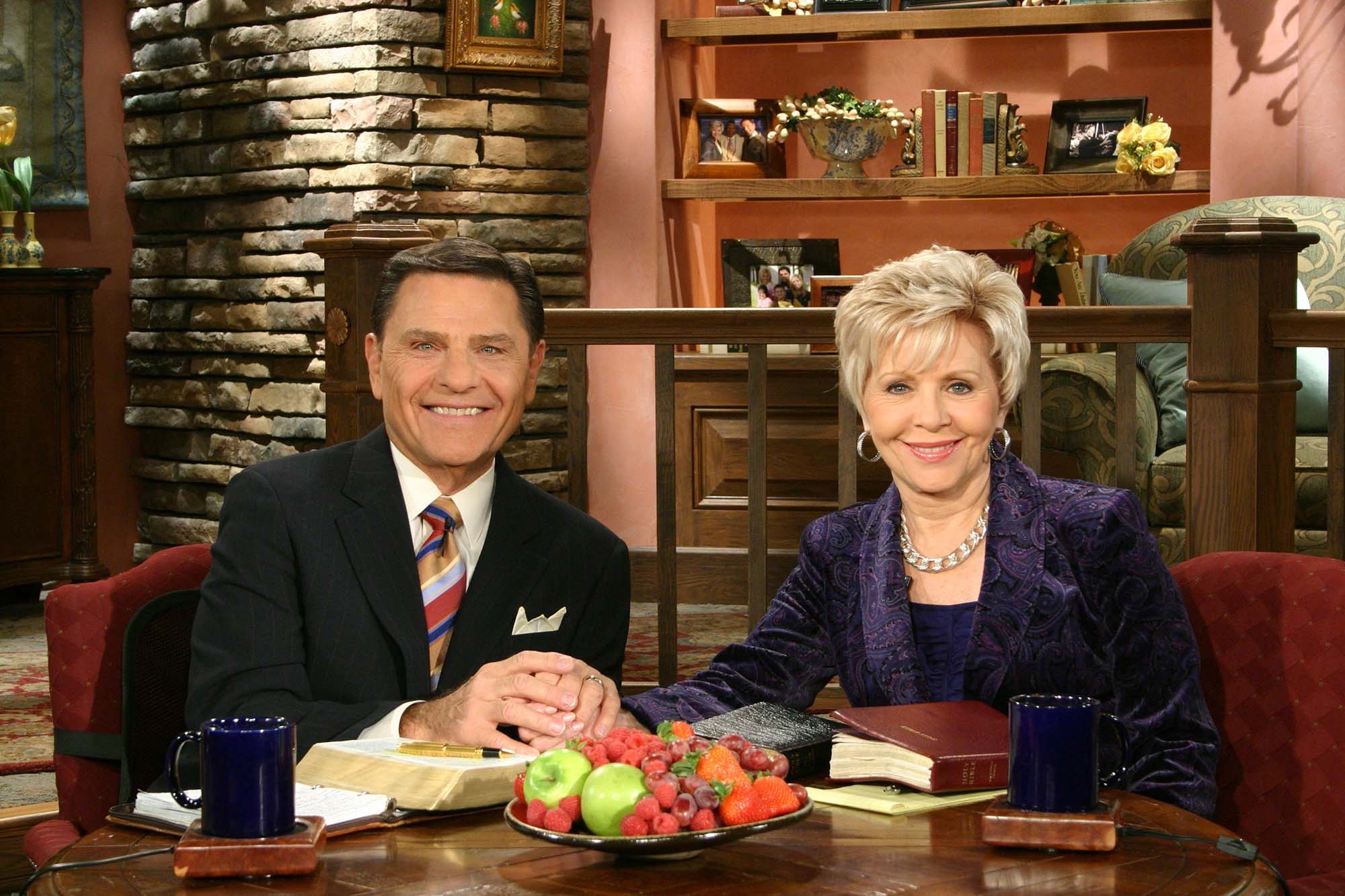 Kenneth and Gloria Copeland hosting Believer's Voice of Victory