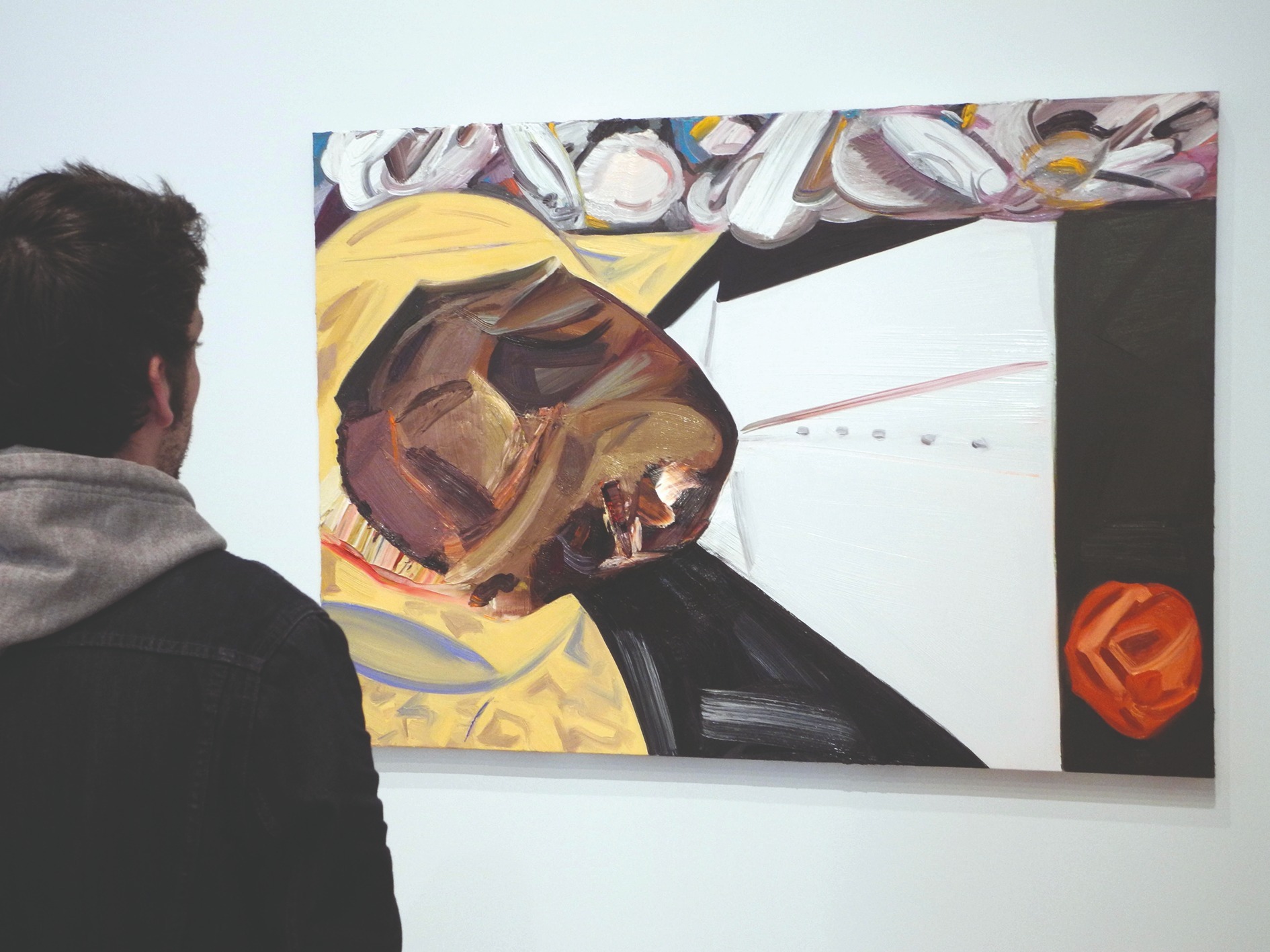 'Open Casket', a 2016 painting by Dana Schutz