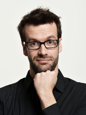Marcus Brigstocke, photographed by Jay Brook