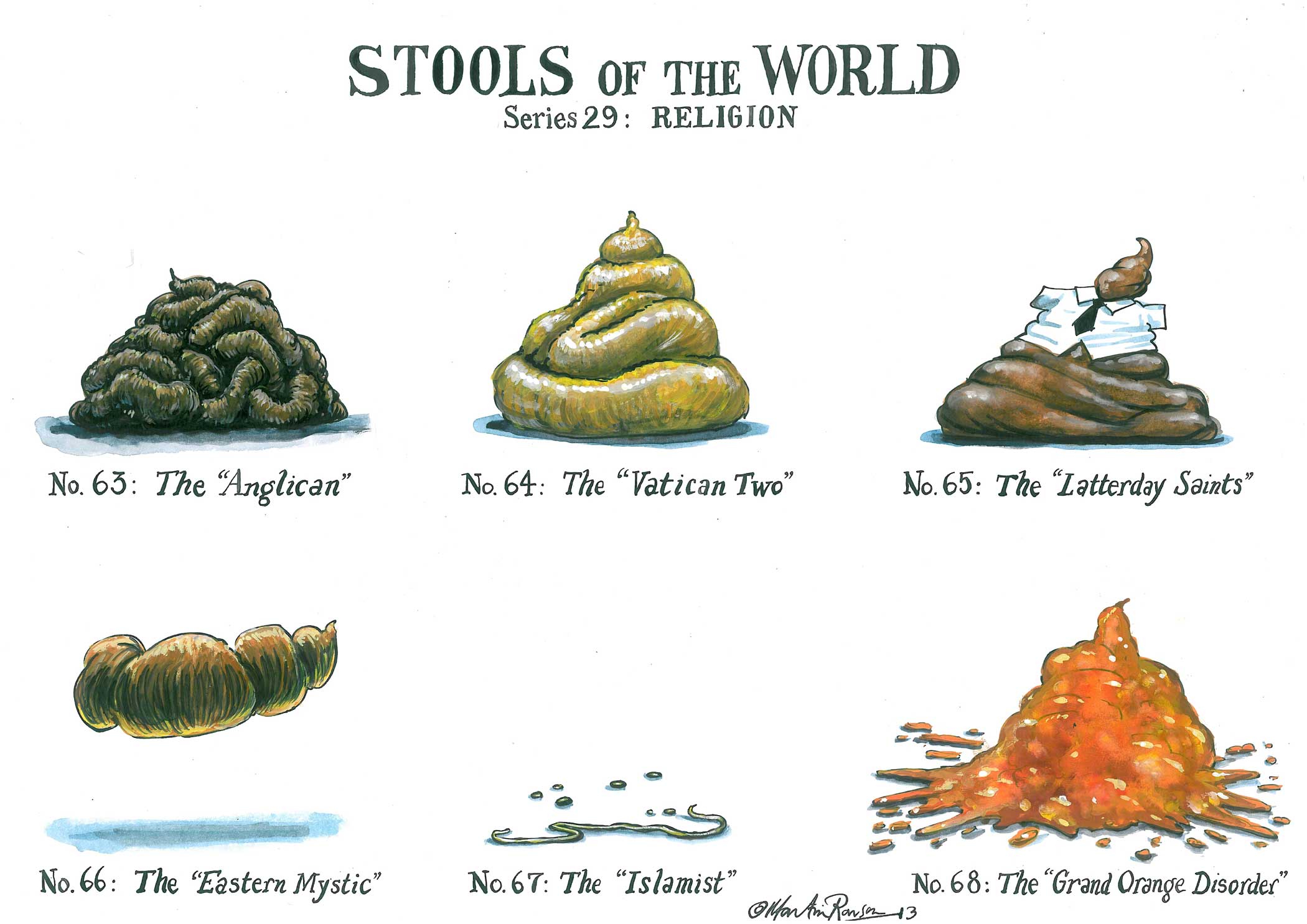 Martin Rowson, Stools of the World illustration