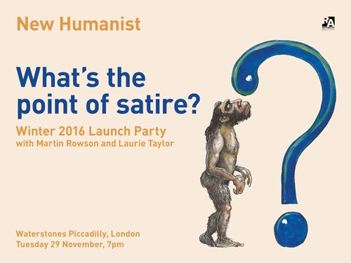 New Humanist winter 2016 launch party on 29 November