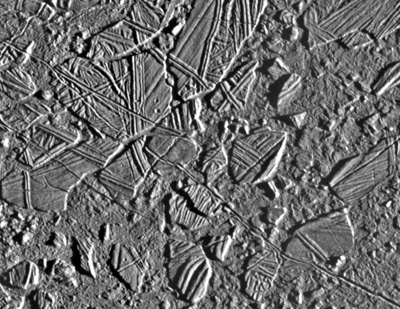 Ice rafts on Europa
