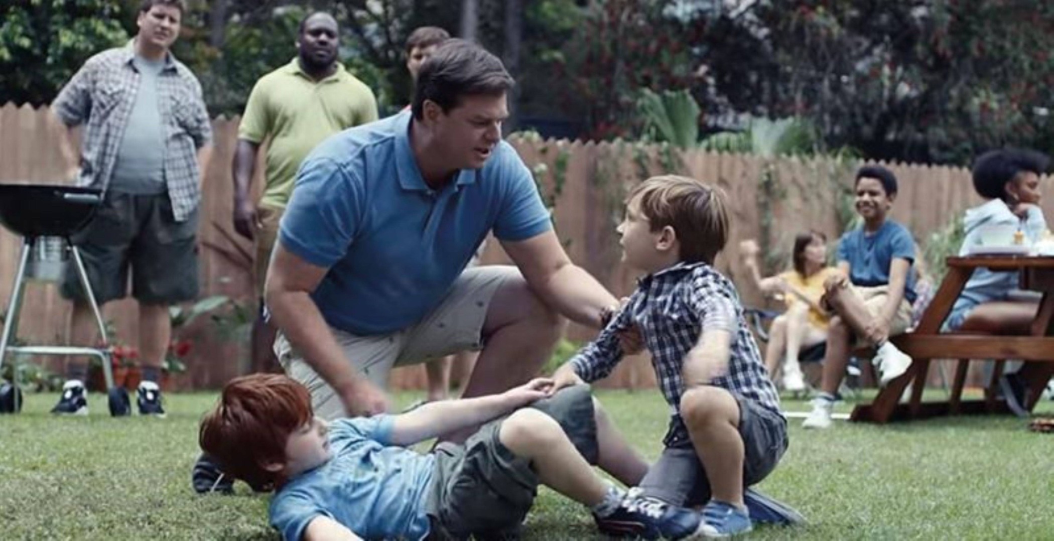 Still from a controversial Gillette commercial on toxic masculinity