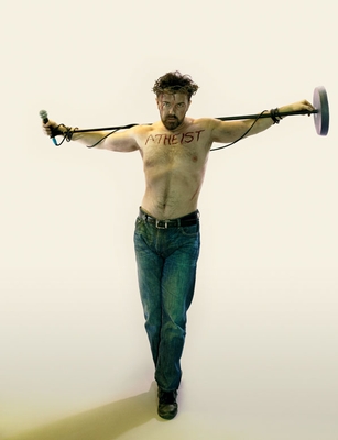 Ricky Gervais photographed by Nadav Kander