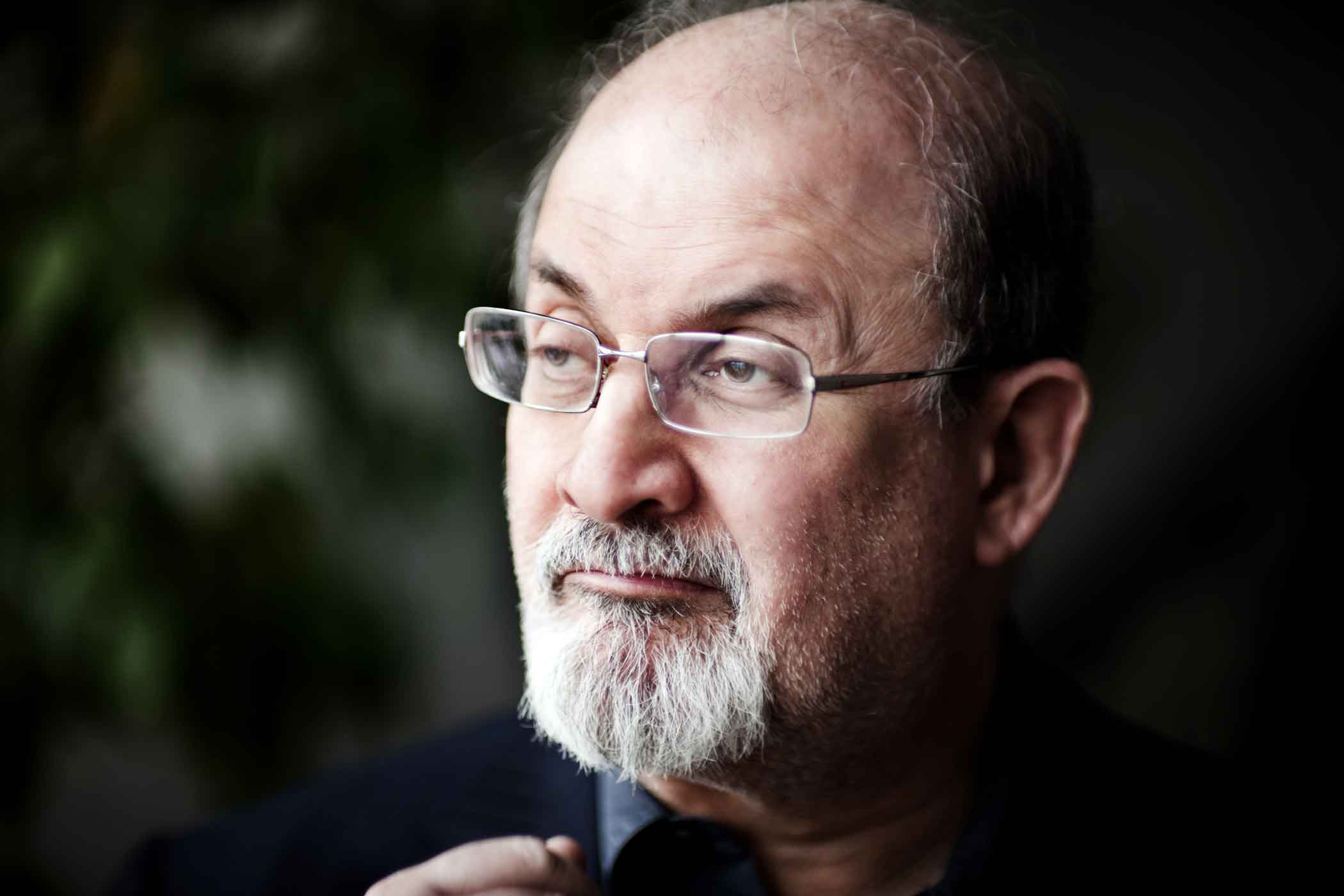 Salman Rushdie by Syrie Moskowitz