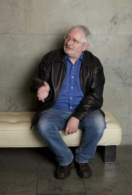 Terry Eagleton photographed in Dublin by Cliona O'Flaherty