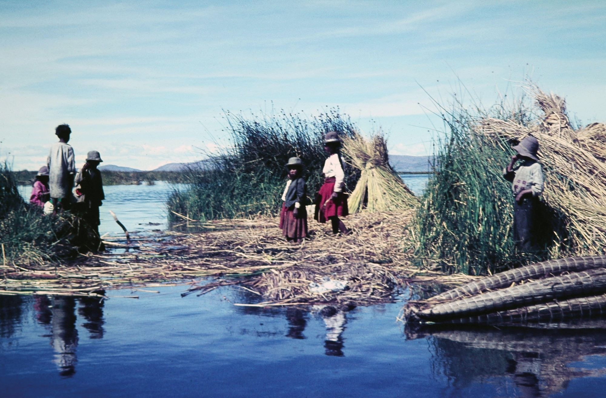 The Uros islands in the 1960s