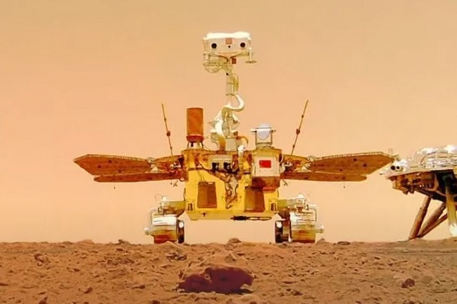 China's Zhurong rover on Mars