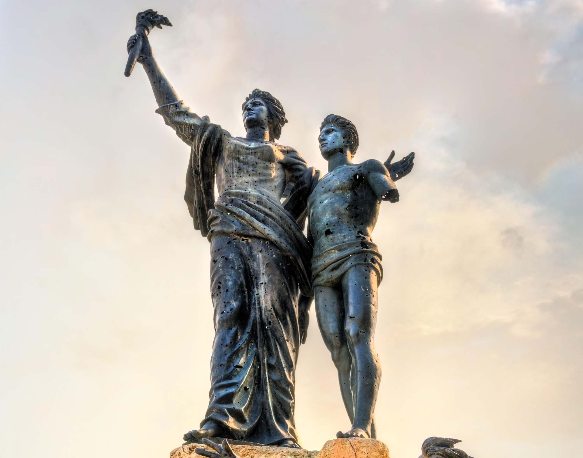 Martyrs’ Monument in downtown Beirut