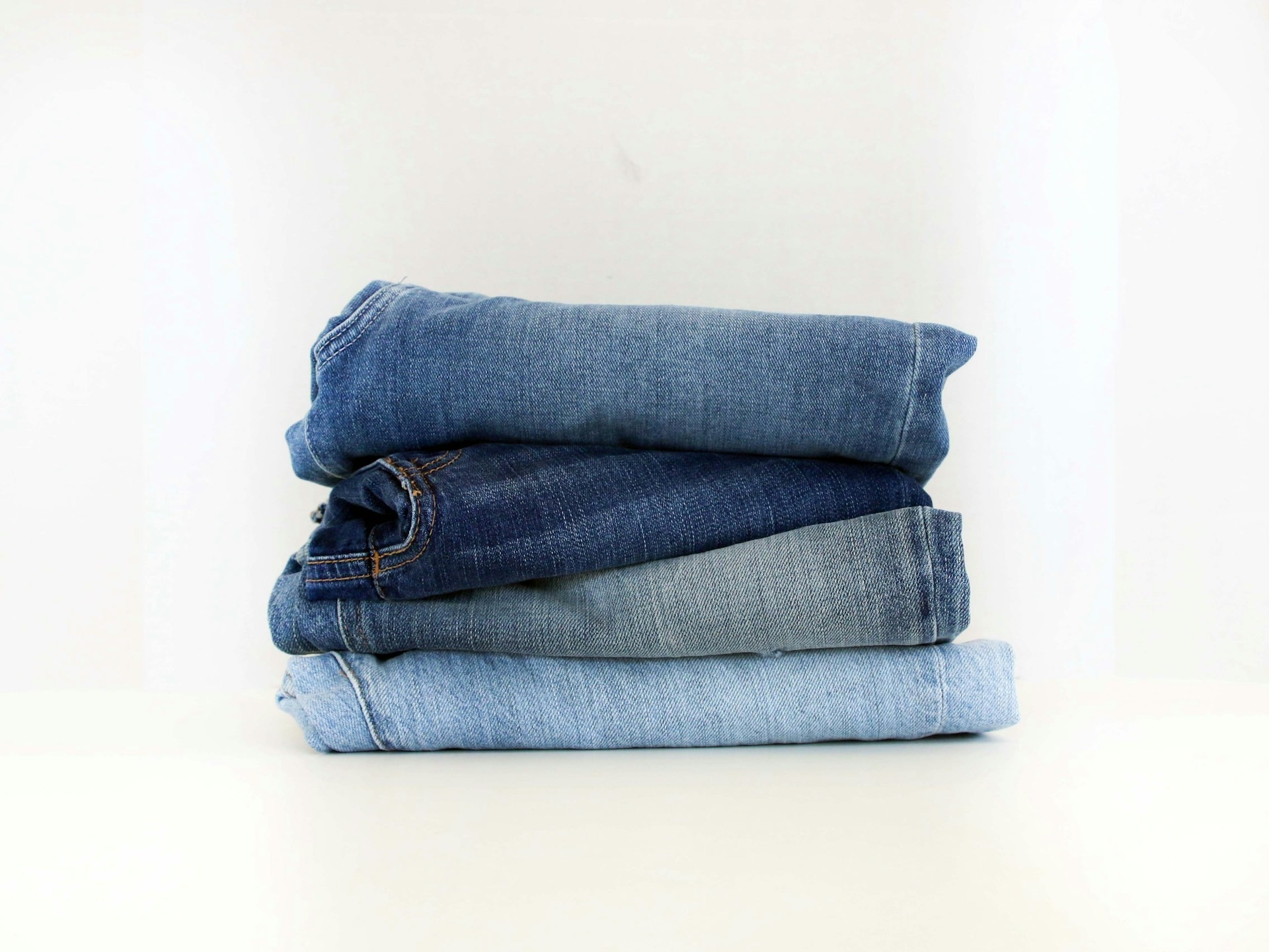 A pile of jeans