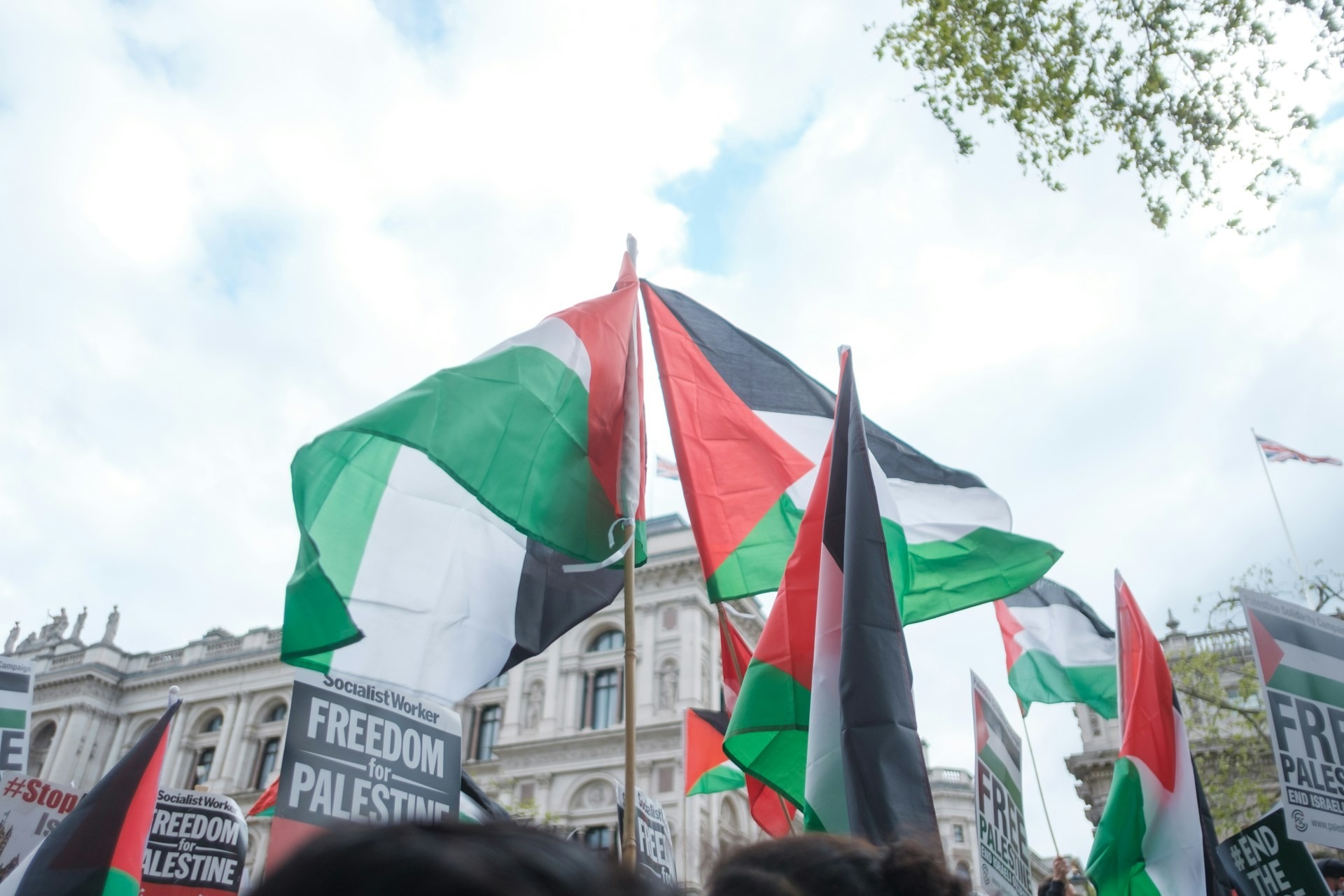 A pro-Palestine protest in London