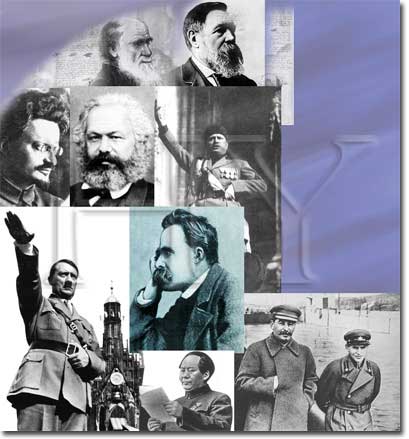 Evolution from Darwin to Hitler, according to Atlas of Creation